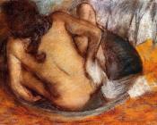 埃德加 德加 : Nude in a Tub